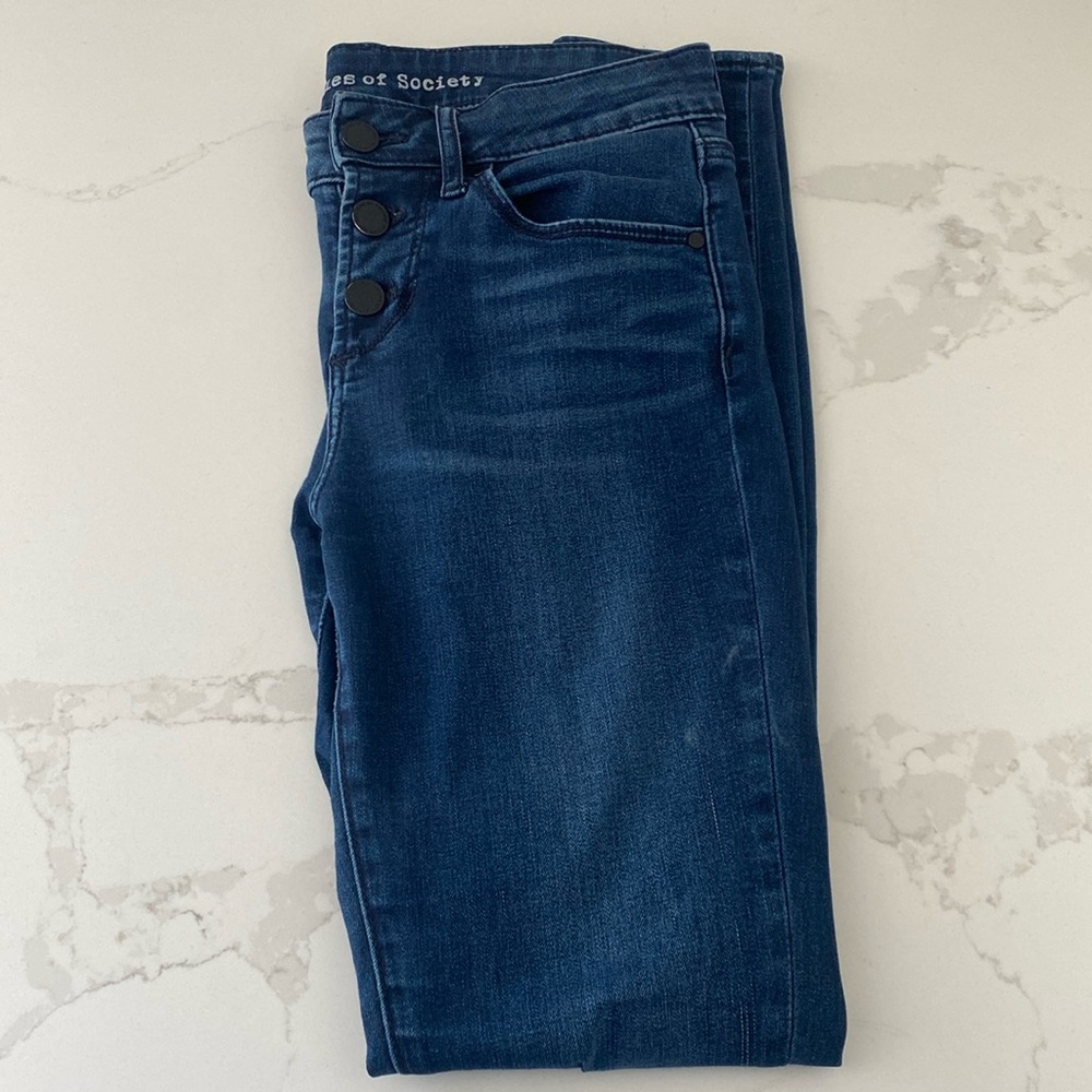 ⚫️ articles of society ⚫️ Button front skinny jeans - size 26